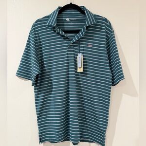 NWT Onward Reserve Fairway Stripe Performance Polo S